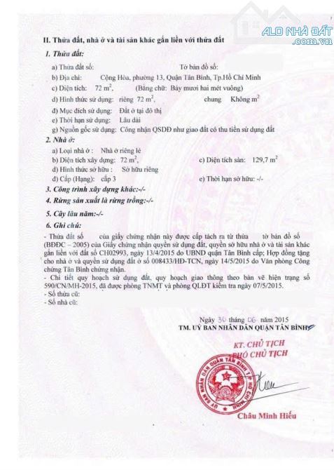 BÁN NHÀ MẶT TIỀN CỘNG HÒA 7,5X24 NGAY HOÀNG HOA THÁM NHÀ GA T3 CHỈ 45 TỶ