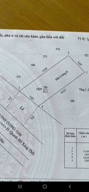 Bán nhà mặt tiền bờ hồ dài huỳnh cương , trệt lầu