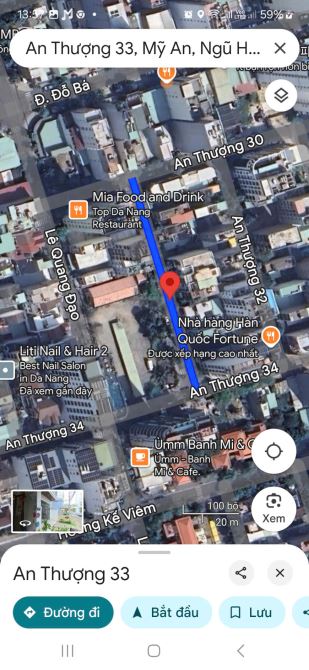 Cần bán lô đất mặt tiền An Thượng 33 - Gần biển - Xây căn hộ quá đẹp