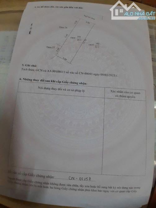 Cần bán Lô đất gần 50m.  Vị trí cách 50m ra mặt phố Nguyễn Văn Linh
