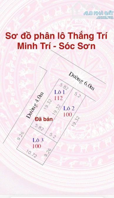 ✨️100 m² FULL THỔ CƯ Thắng Trí -Minh Tri-Sóc Sơn-HN