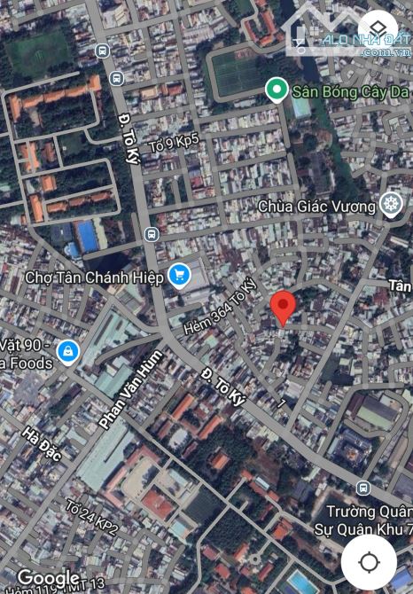 Bán Đất Thửa 641  Tân Chánh Hiệp 34 sát Tô ký quận 12 45m²  giá 3 tỷ