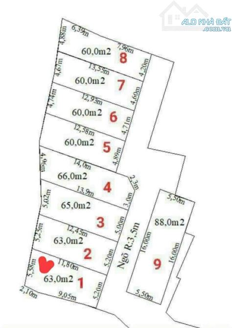 Chỉ 9xxtr sở hữu ngay lô đất 63m đường ô tô phường Hoàng Lâm ( xã Lâm Động cũ )