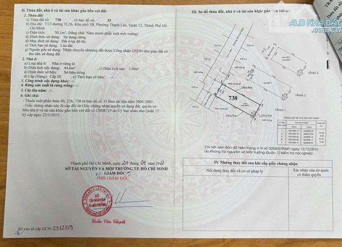 Nhà sổ hồng riêng Quận 12 ngã tư Ga â lầu 3PN ban công hỗ trợ bank - 1