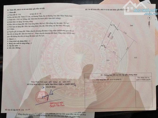 Chủ cần tiền hạ giá bán gấp duy nhất 1 lô quá rẻ Kiệt ô tô Hương Toàn gần chợ Dương Sơn, c - 1