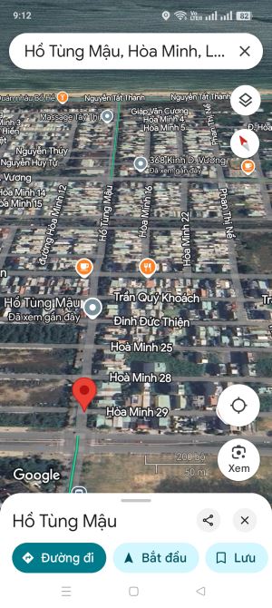 Đất 3 mặt tiền Hoàng Thị Loan, Hồ Tùng Mậu & Hoà Minh 29. S= 154m2 Giá: 18 tỷ - 1