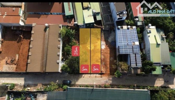 02 LÔ LK HẺM 227 HÀ HUY TẬP - DT 5x26m - TC 100% - HƯỚNG ĐÔNG BẮC - 4,2 tỉ/Lô - 1