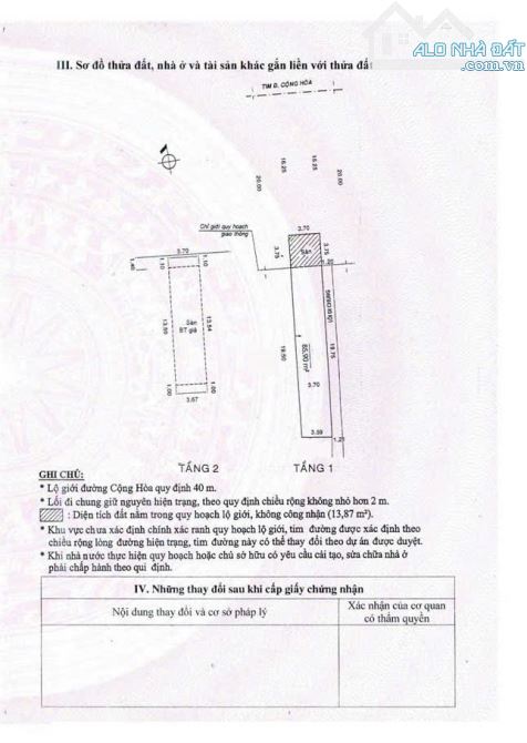 BÁN NHÀ MẶT TIỀN CỘNG HÒA 7,5X24 NGAY HOÀNG HOA THÁM NHÀ GA T3 CHỈ 45 TỶ - 1