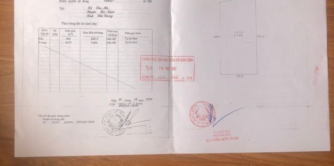 Bán đất xã Tân Mộc - Lục Ngạn DT 6718m2 mặt tiền rộng 34m đường oto chỉ 2,6tỷ thổ cư 400m - 1