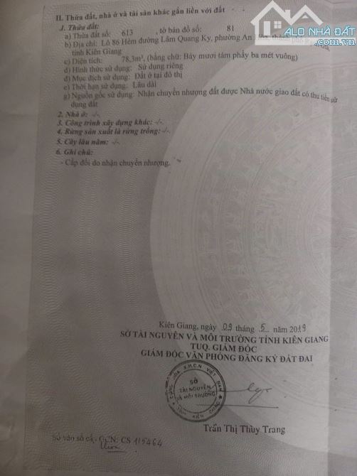 Bán nhà hẻm 1039 Lâm Quang Ky, Rạch Giá Kiên Giang - 1