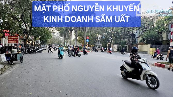 CƠ HỘI SỞ HỮU NHÀ MẶT PHỐ NGUYỄN KHUYẾN – TRUNG TÂM HÀ ĐÔG - KINH DOANH SẦM UẤT - 1