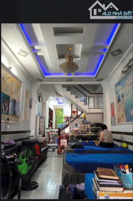 Giảm chào 300tr nhà 4 tầng 74m² mặt tiền tân thới hiệp giá còn 7ty350 - 1