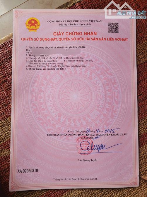 Bán đất dân trục đường 2 oto tránh gàn chợ Đông Tảo giá đầu tư - 1