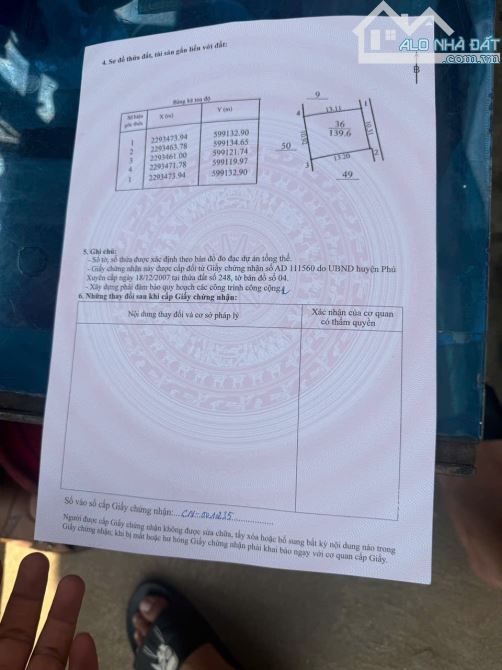 🌈Lô đất Đẹp khái thái cách trục chính kinh doanh 30m 🏠Khai Thái- Phú Xuyên - HN  **Dt 13 - 2