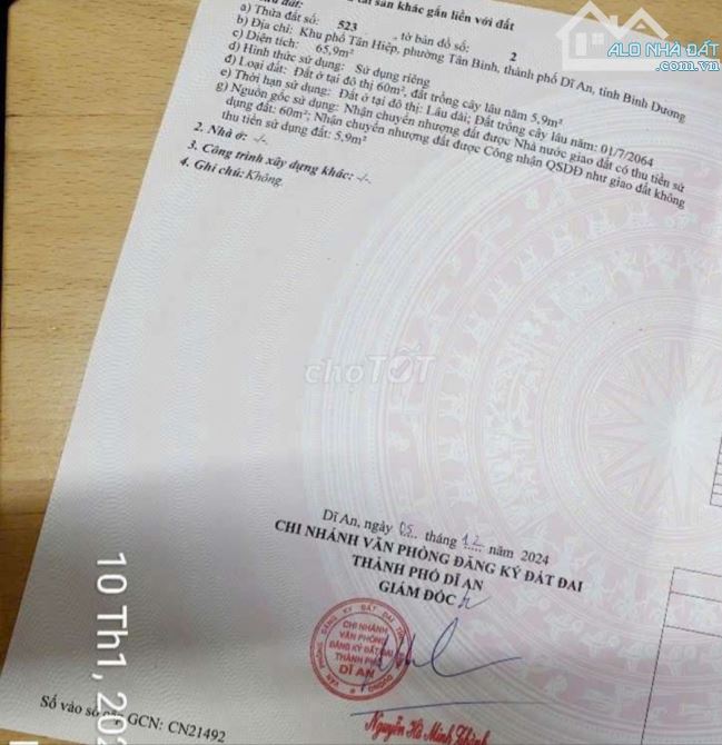 Bất động sản thổ cư giá đầu tư - 1