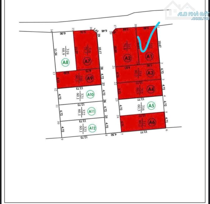 CHÍNH CHỦ CẦN BÁN GẤP LÔ ĐẤT 63,5M² – ĐẸP NGAY TRỤC ĐƯỜNG THÔN HOÀNG XÁ, LẠI THƯỢNG, THẠCH - 2