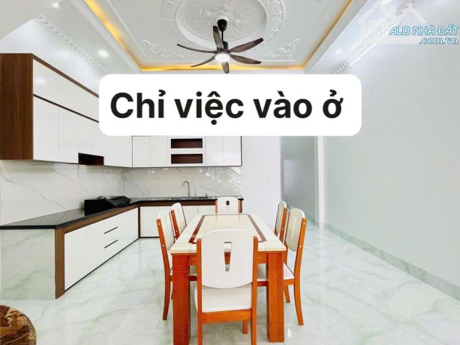 BÁN NHÀ ĐẸP NGAY GÒ XOÀI 65m, 3 TẦNG MỚI, HẺM 5M THÔNG, VUÔNG VẮN, GIÁ HỜI , NHỈNH 5 TỶ - 2