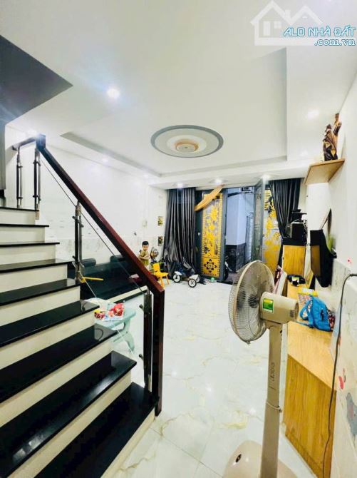 Nhà đúc chắc chắn HXH gần Trường học Phan Chu Trinh - Phan Tây Hồ,  tiện ích đầy đủ - 2