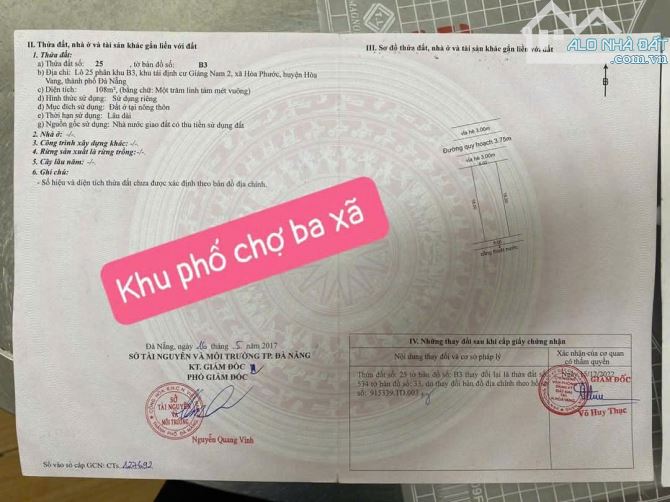 📌📌📌Làm việc trực tiếp!!!🎻🪇🎻 Bán đất khu phố chợ MỚI BA XÃ , xã Hòa Phước 🌺 - 2