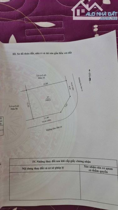 Bán đất lô góc nhà vườn K Đ  T Tuệ Tĩnh, ph Cẩm Thượng, TP HD, 169.9m2, mt hơn 24m - 2