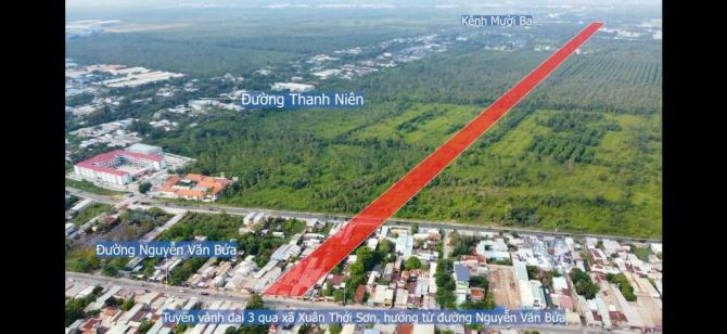 SIÊU HIẾM LÔ ĐẤT MẶT TIỀN 86M x 92M - XUÂN THỚI THƯỢNG HÓC MÔN - NHỈNH NHẸ 3 TR/M2 - 2