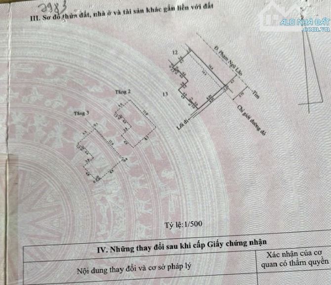 BÁN NHÀ 03 TẦNG MẶT TIỀN PHẠM NGŨ LÃO, HUẾ - HÀNG CỰC HIẾM .. GIÁ SỐC CHỈ 2.X TỶ - 3