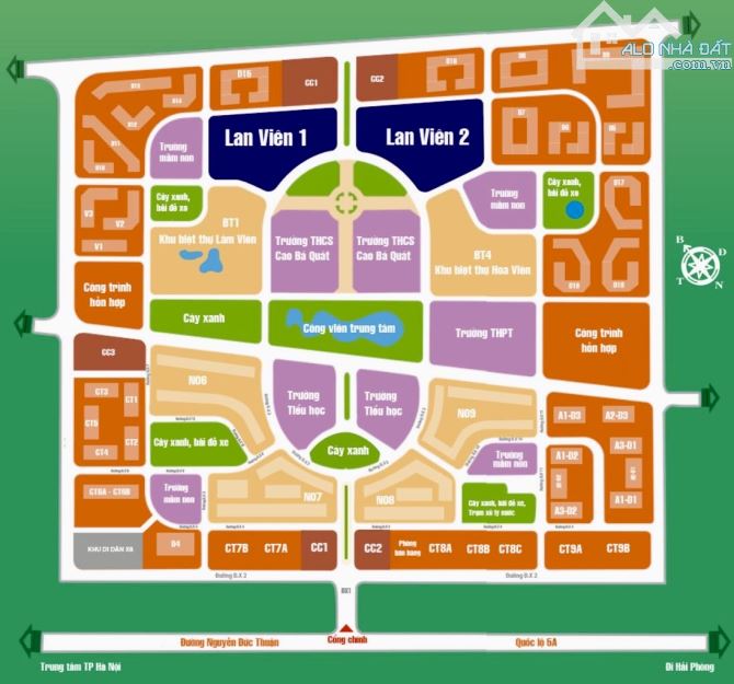 giảm 1 tỷ giá đầu tư, Biệt Thự KDT Đặng Xá, 4 Tầng vỉa hè , 135m2 - 16,x Tỷ - 4