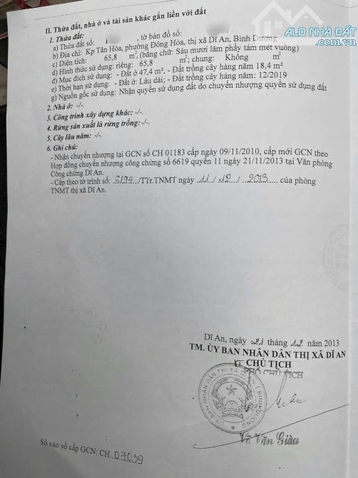 Nhà 2 tầng đông hoà dĩ an dt 68m2 - 6