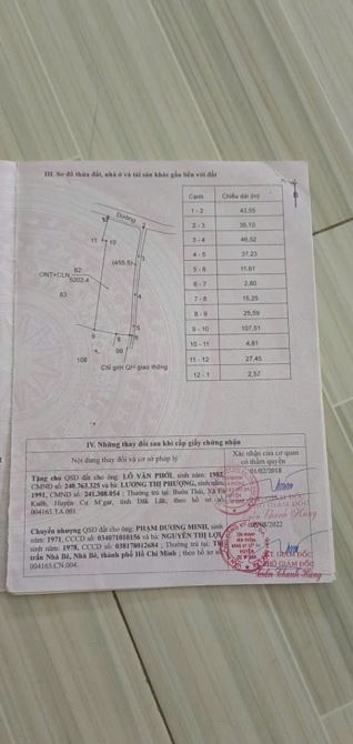 8,2 sào 300m thổ cư hai mặt tiền đường nhựa tại Ea Kued Cư Mgar DakLak - 8