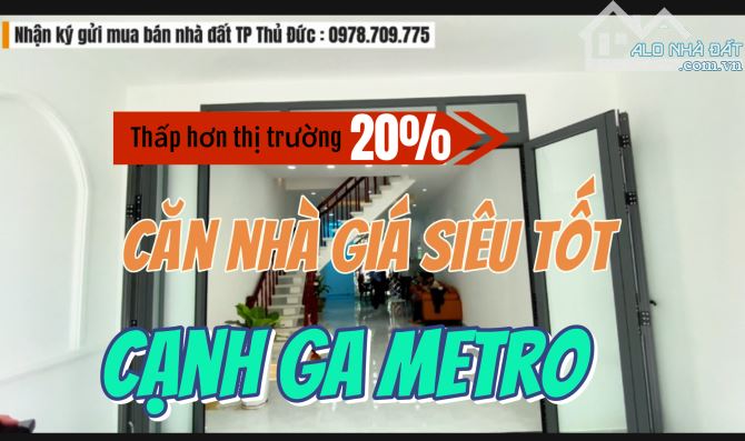Nhà đẹp cạnh Ga Metro Bình Thái - 91m2 - 3PN - giá 5,7 tỷ