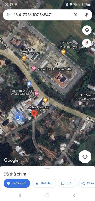 Bán RẼ  đất Cư Chánh Thủy Bằng Tp Huế chỉ 1,1xx tỷ - 1