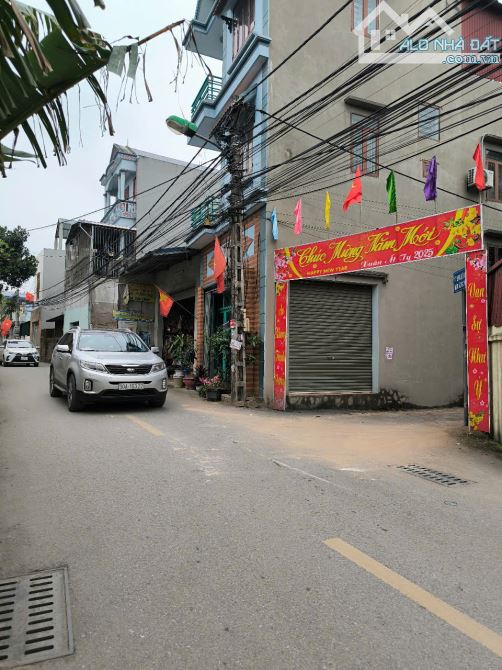 Bán lô góc Lương Châu - Tiên Dược - Sóc Sơn 82m full thổ cư đường ô tô thông các ngả - 1