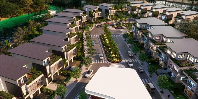 Biệt thự ven sông đẹp nhất trung tâm Phú Quốc độc nhất song lập 220m2 Rivera Villas - 1