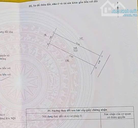 Đông Mỹ, Thanh Trì, DT: 72m, MT: 4m, giá 5.88 tỷ, đường thông, gần Sân bóng Đông Mỹ - 2