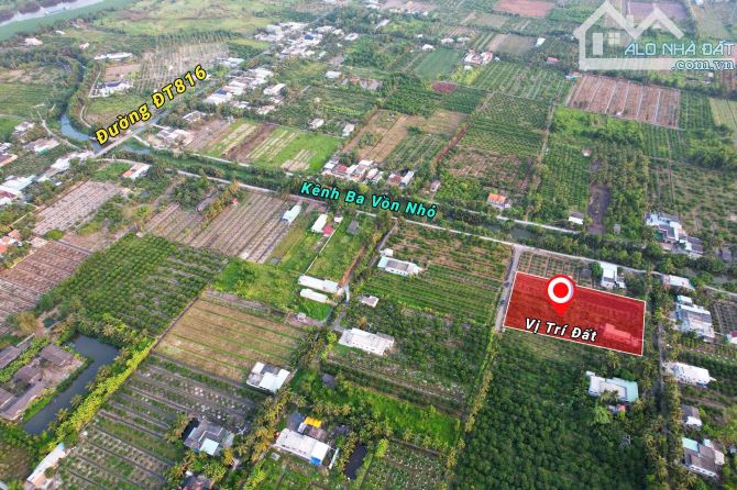 1000m2 đất vườn đẹp vuông vức . Giá đầu tư 890tr - 2