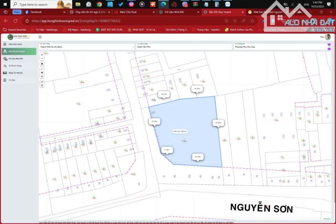 Khuôn Đất Lớn Góc 2MT đường thương hiệu Tân Phú dtCn 632m - 2