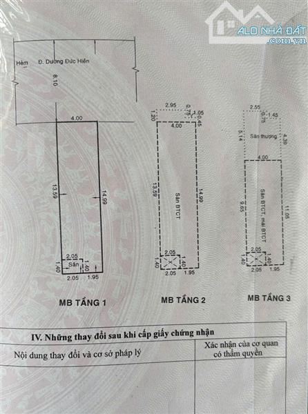 BÁN NHÀ 3 TẦNG HẺM 8 M DƯƠNG ĐỨC HIỀN PHƯỜNG TÂY THẠNH TÂN PHÚ...DT60M . GIÁ 8.5 TỶ - 3