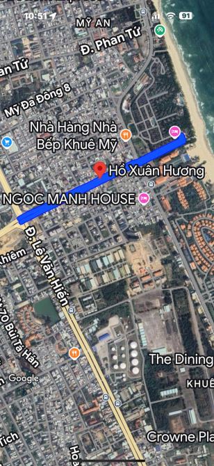 Bán đất tặng nhà 3 tầng mặt tiền đường Hồ Xuân Hương 265m ngang 10m gần Chế Lan Viên - 3