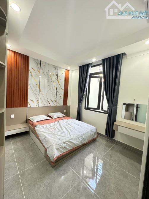 Nhà 1 mê 3pn đầy đủ nội thất hẻm 200Ywang đường nhựa thông chỉ 2xx - 4