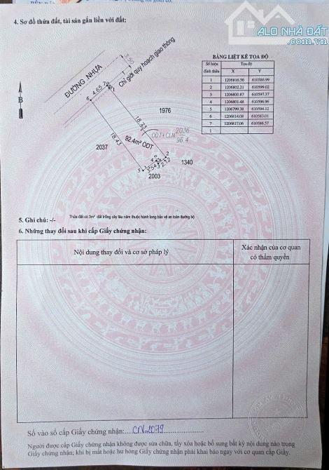 Bán 2 Lô Đất Thổ Cư Liền Kề Đường Nguyễn Du Dĩ An Vị Trí Đẹp - 5