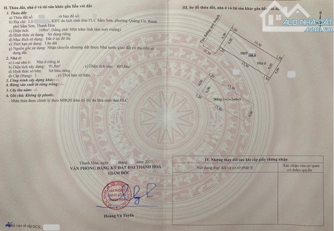 BÁN GẤP LIỀN KỀ 5 TẦNG – GIÁ SỐC CHỈ 4.65 TỶ, GẦN BIỂN, KHU ĐÔ THỊ FLC SẦM SƠN THANH HÓA - 5