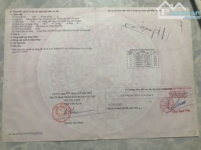 Bán lô đất mặt tiền đường An Nhơn Tây, Củ Chi - 4