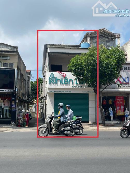 cho thuê nhà mặt tiền góc 2 MT quang trung 4,5x15 1t1l  vị trí siêu đẹp - 2