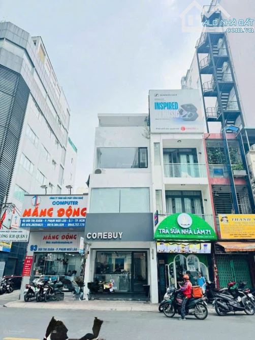 Bán Gấp MT Bùi Thị Xuân Q1-  4.2x20m -4Tầng -HĐT 75Triệu/1tháng Gía : 30,5Tỷ