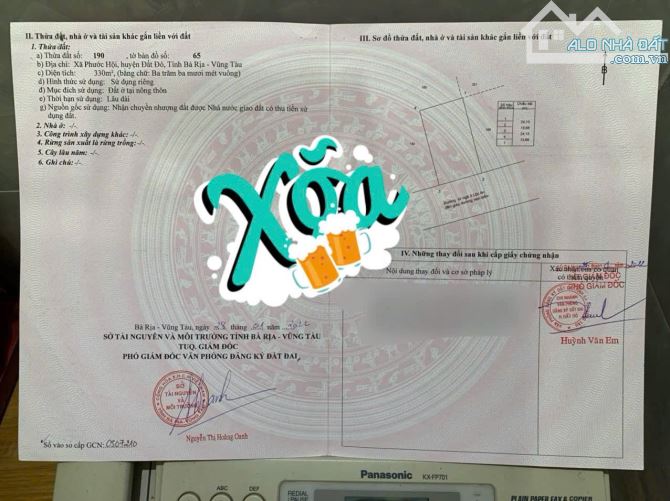 Mặt tiền ven biển chuẩn bị mở rộng, ngay khu hành chính-dt 325m2-13,5x24m-full thổ cư