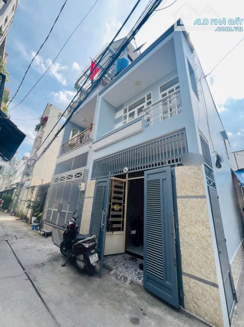 Bán nhà góc 2 mặt hẻm xe hơi đường Phạm Văn Chiêu, P.9, 4 x 13, 2 tầng giá 4.42 tỷ tl