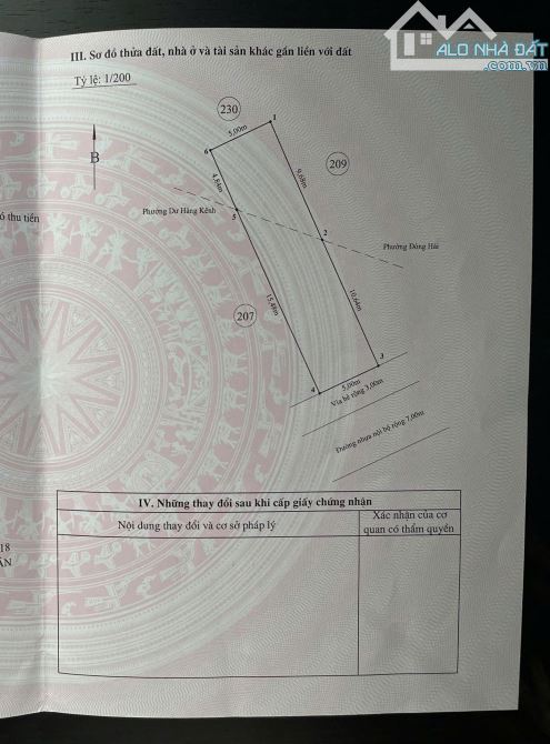 CHUYỂN NHƯỢNG 101.6M2 NGANG 5M ĐẤT KHU PHÂN LÔ TUYẾN 3 ICC QUÁN MAU - LÊ CHÂN.