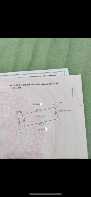 Bán lô đất 186m2 ngang 8 CC Thống Nhất Minh Tân Kiến Thụy giá chỉ hơn 16 triệu
