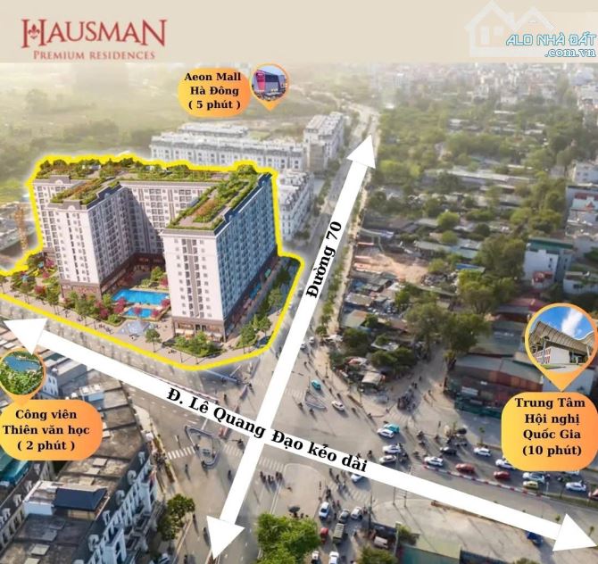 Bán Chung Cư Hausman Mặt Đường Lê Quang Đạo Trực Tiếp CĐT