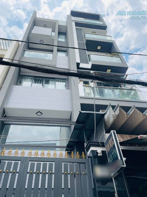 Giá rẻ, 120m2 hẻm xe hơi CMT8, xây 6 tầng chỉ nhỉnh 14 TỶ TL